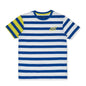 Pepe Jeans Chester Ss Y/D Striper T-Shirt, White, 10