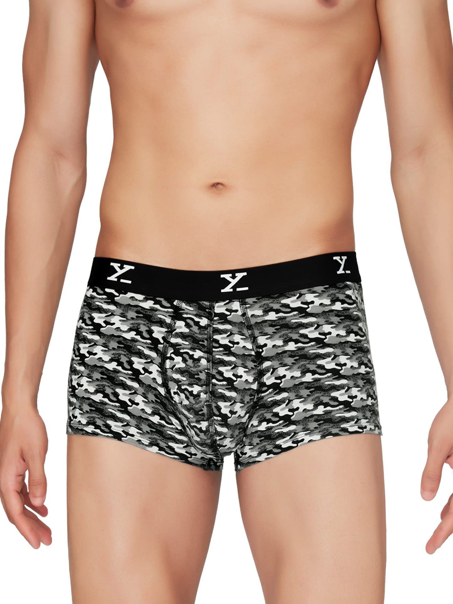 XYXX Mens Micro Modal Trunks - Shuffle Underwear for Men