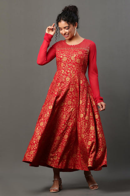 Aurelia WomenS 100% Viscose Regular Kurta (23Aua14968-506938_Red