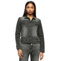 Pepe Jeans WomenS Black Front Pocket Trucker Denim Jacket (Pl402333Q01 Used