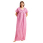 Sweet Dreams Women Printed Night Dress Rose