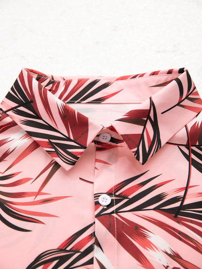 Shasmi Solid Regular Fit Fancy Casual Shirt for Men_Pink