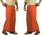 Prakasam Cotton Mens Kerala Thalapathi Border 2Way Pocket (Right &Left Side) Flexi Size (Adjustable) Colour Dhoti With 2 Side Po