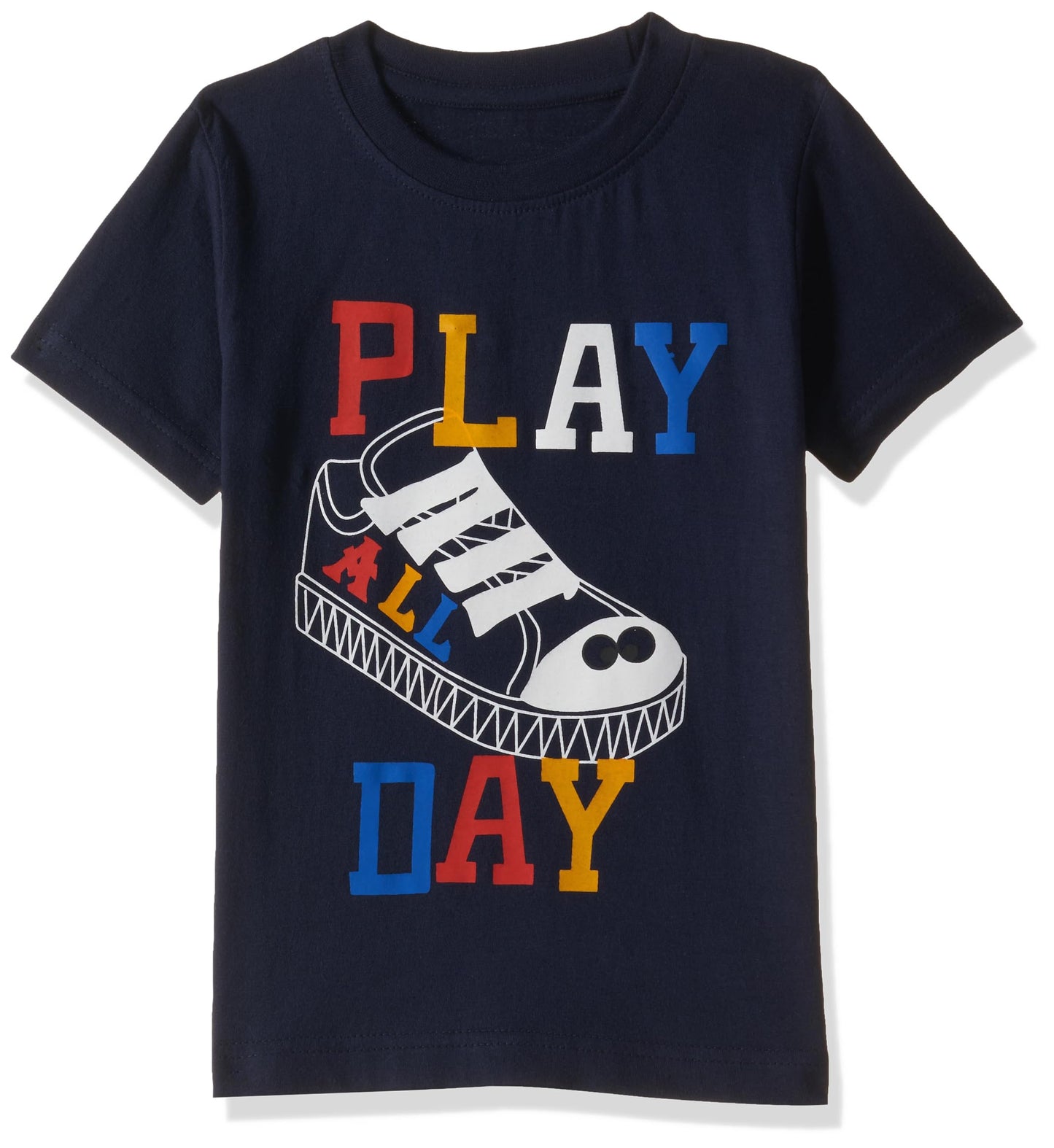 T2F Boys Solid Regular Fit T-Shirt (TSRT5P07_Multicolour