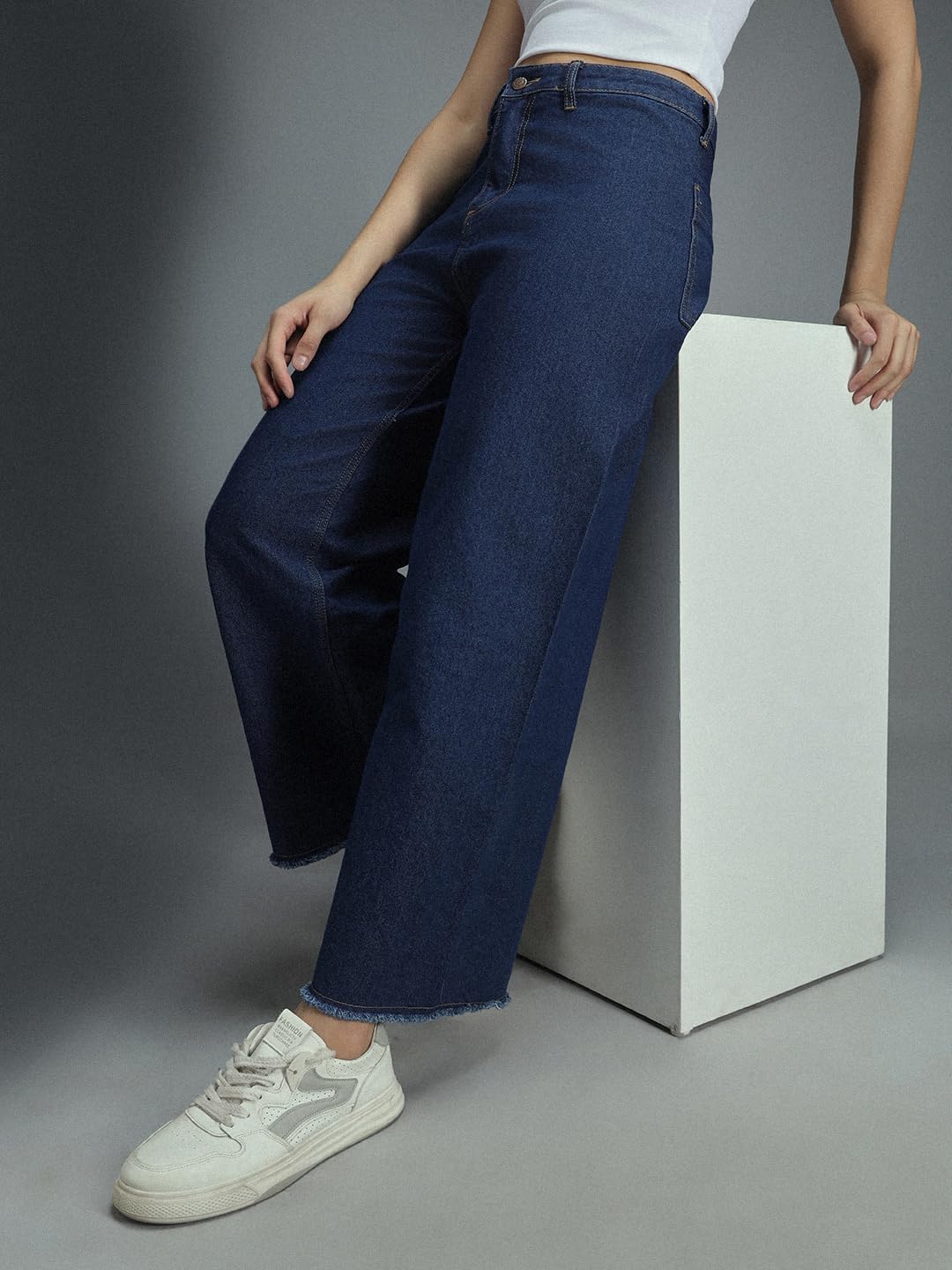 High Star WomenS Regular Jeans (Hswjnw23202_Ig3_Blue