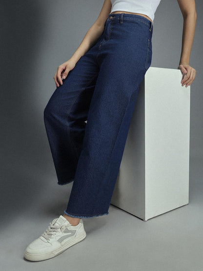 High Star WomenS Regular Jeans (Hswjnw23202_Ig3_Blue