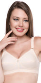Trylo Women'S Cotton T-Shirt Bra Women'S Non-Wired Bra (Sarita_Skin_36C)