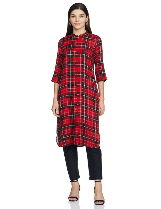 Aurelia Women's Rayon Kurta & Pant