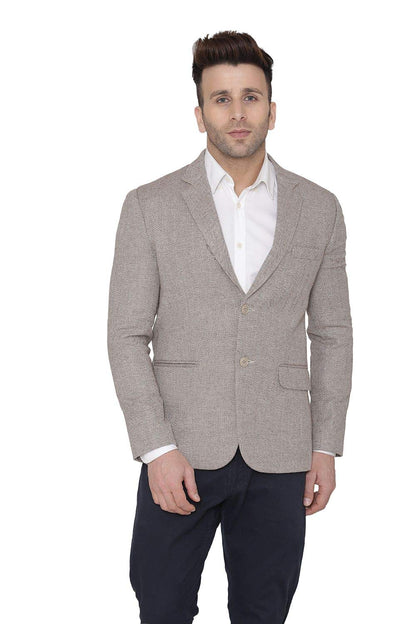 WINTAGE Mens Tweed Casual and Festive Blazer Coat Jacket : Beige1