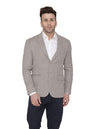 WINTAGE Mens Tweed Casual and Festive Blazer Coat Jacket : Beige1