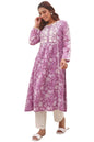 ANNI DESIGNER Women s Kurta, purple, XL