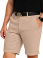 Greciilooks Casual Men Shorts | Rich Regular Fit Solid Short With Side Pockets | Relaxed Fit Half Pants | Mid Rise Waist Peach