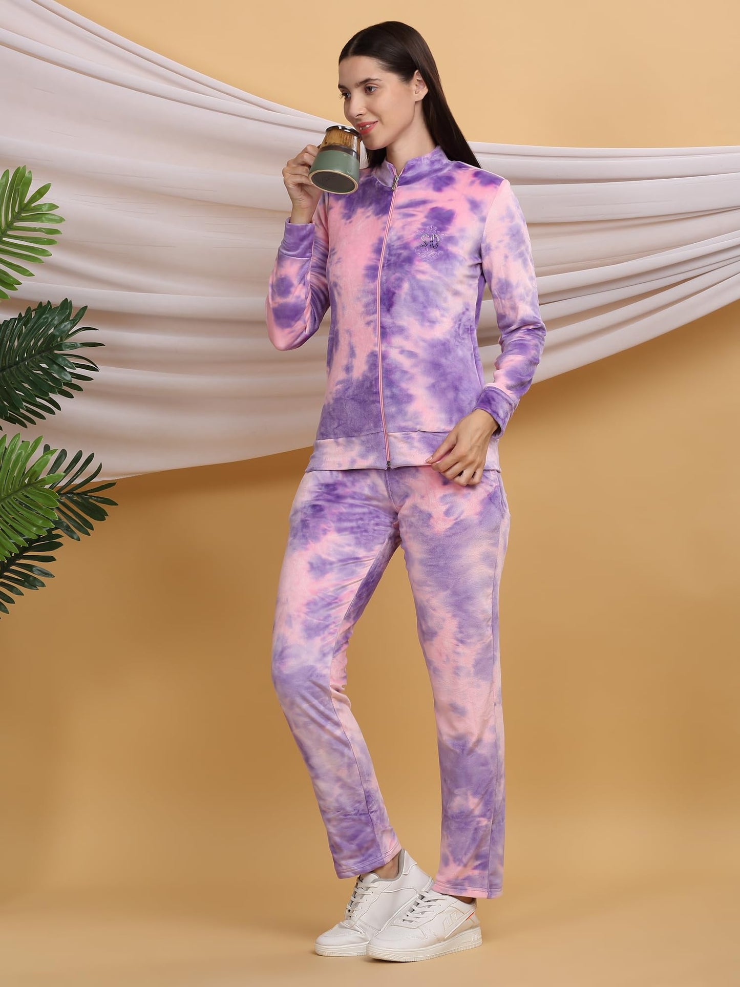 Sweet Dreams Women Solid Tracksuit