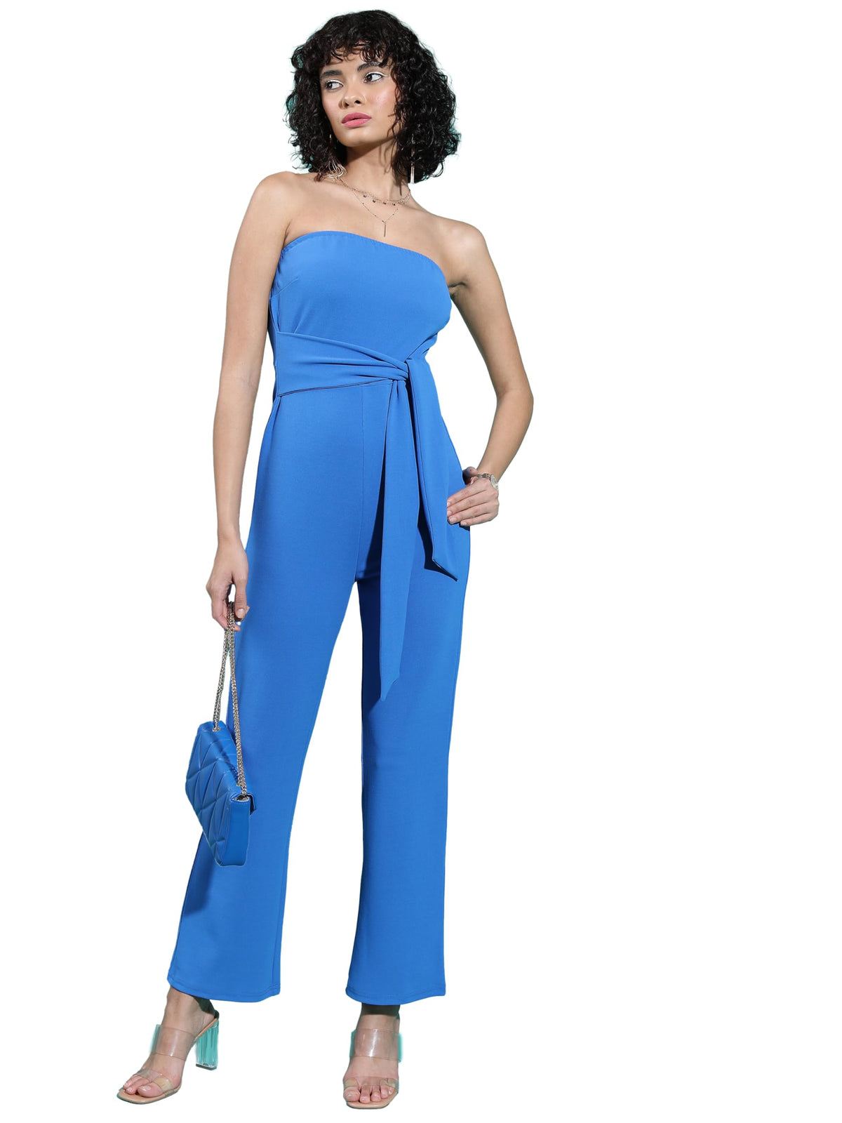 Ketch Women Off-Shoulder Khjs000043 Blue M