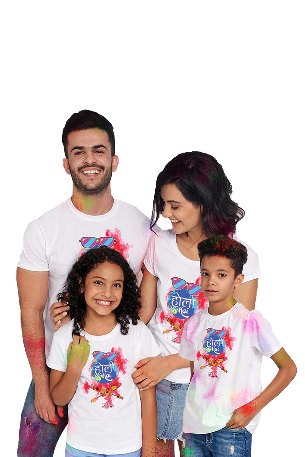 Bon Organik Holi Hai Holi Tshirts Family