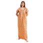 Sweet Dreams Women Printed Night Dress Orange