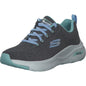 Skechers Women Arch Fit Comfy Wave Char Turq Sports Shoes