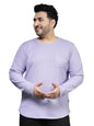 Rigo Plus Size T-Shirt for Men | Round Neck, Solid T-Shirt for Men | Full Sleeves Plus Size T-Shirt for Men | Casual Wear, Styli