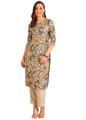 Dsk Studio Poly Rayon Printed Straight Kurti For Women