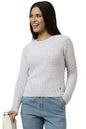 Allen Solly Women Regular Fit Casual Full Sleeve Round Neck Shrug