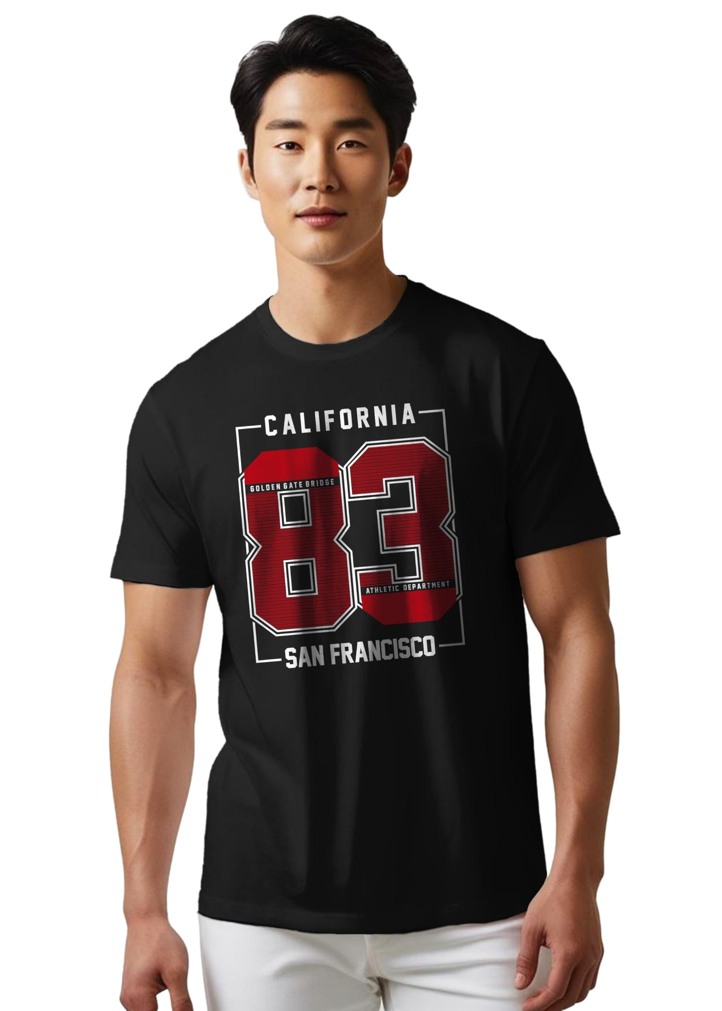 Peppyzone Mens Regular Fit T-Shirt (PZ-N-8372_Black