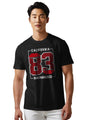 Peppyzone Mens Regular Fit T-Shirt (PZ-N-8372_Black