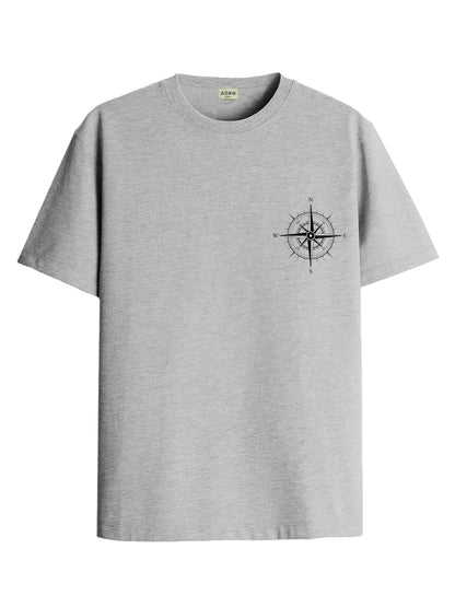 ADRO Tshirt for Men | Printed T Shirt for Men | 100% Cotton Tshirt | Graphic Printed T-Shirt | Chest Printed Tshirt | Unisex Tsh