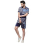 Rigo Printed Co-Ord Set For Men | Casual Shirt & Shorts Night Suit | Lounge-Wear Nightdress Pajama Set | Night Wear, Beach, Vaca