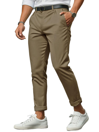 Noble Monk Formal Pants For Men | Stylish Regular Fit MenS Wear Trousers For Office Or Party | Solid Formal Regular Fit Trouser
