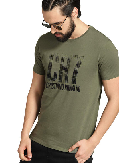 ADRO Design Printed T-Shirts for Men & Women (RNR-S35-CR07-OL_Olive)