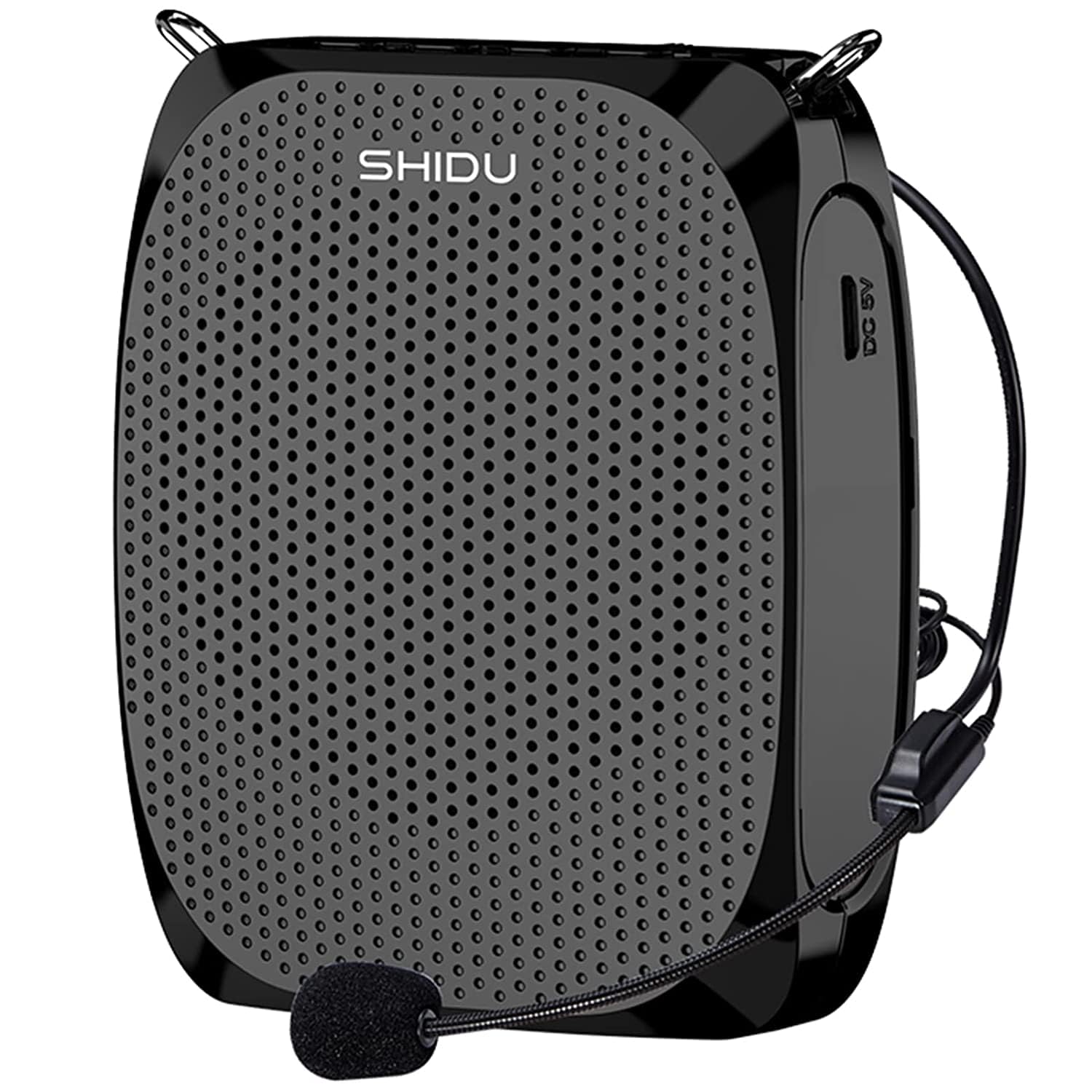 Portable Voice Amplifier SHIDU Personal Microphone Headset for Speaking Rechargeable Mini Pa System for Teachers Tour Guides Coa