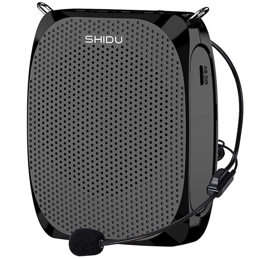 Portable Voice Amplifier SHIDU Personal Microphone Headset for Speaking Rechargeable Mini Pa System for Teachers Tour Guides Coa