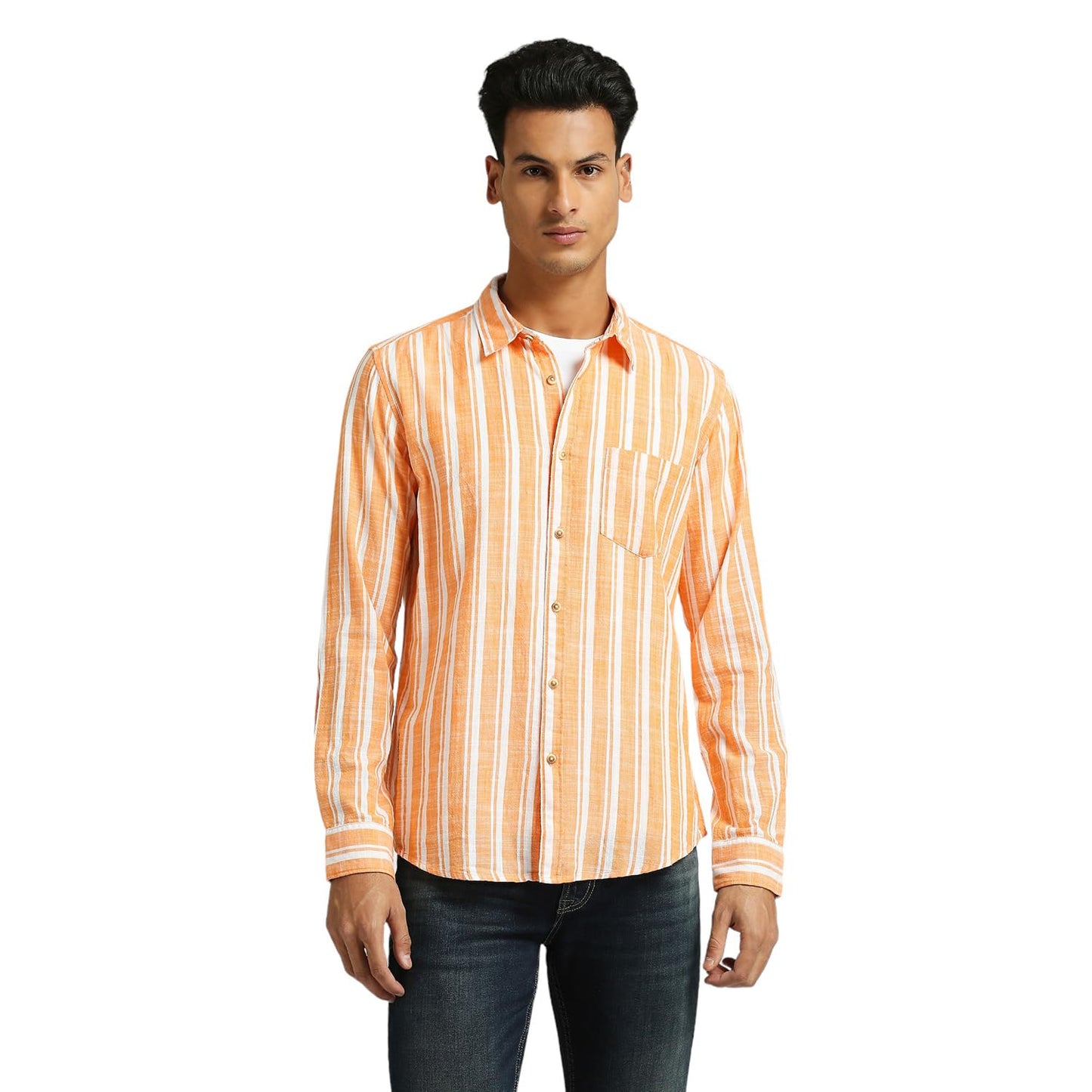 Arnaud Y/D Cotton Slub Stripes Shirt