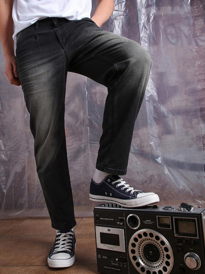 Hubberholme Men Cotton Washed Relaxed Fit Mid-Rise Jeans 5