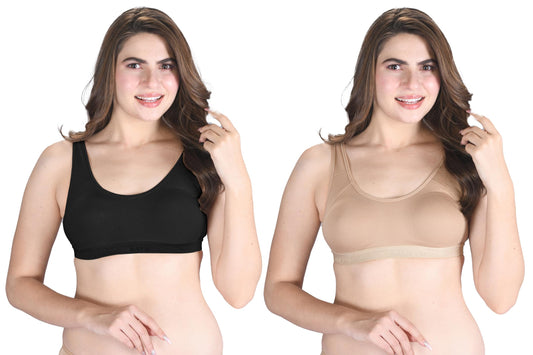 Lux Venus Wire Free Slip On Moulded Full Coverage Sports Bra
