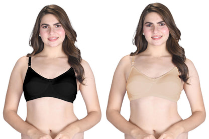 Pack Of 2 Venus Sweat Absorbent Concent Bra With Adjustable Strap