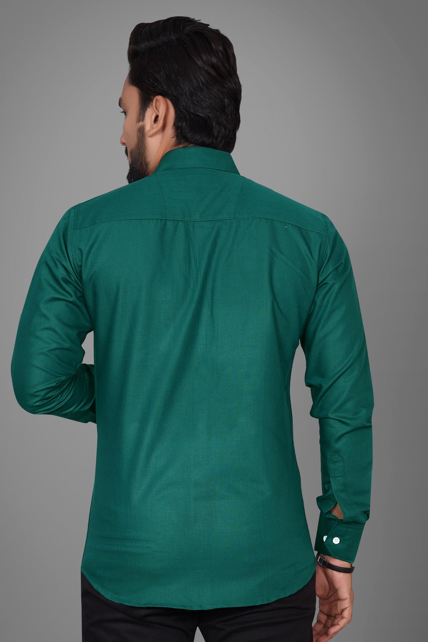 Besix Full Sleeve Green Formal Shirt For Men Cotton Regular Fit Casual - Pure Premium Branded Shirts For Men Formal Stylish Slim