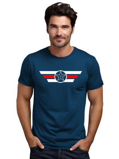 ADRO Tshirt for Men | Printed T Shirt for Men | 100% Cotton T-Shirt |Printed T Shirt | T-Shirts | RN24-CAP-SB