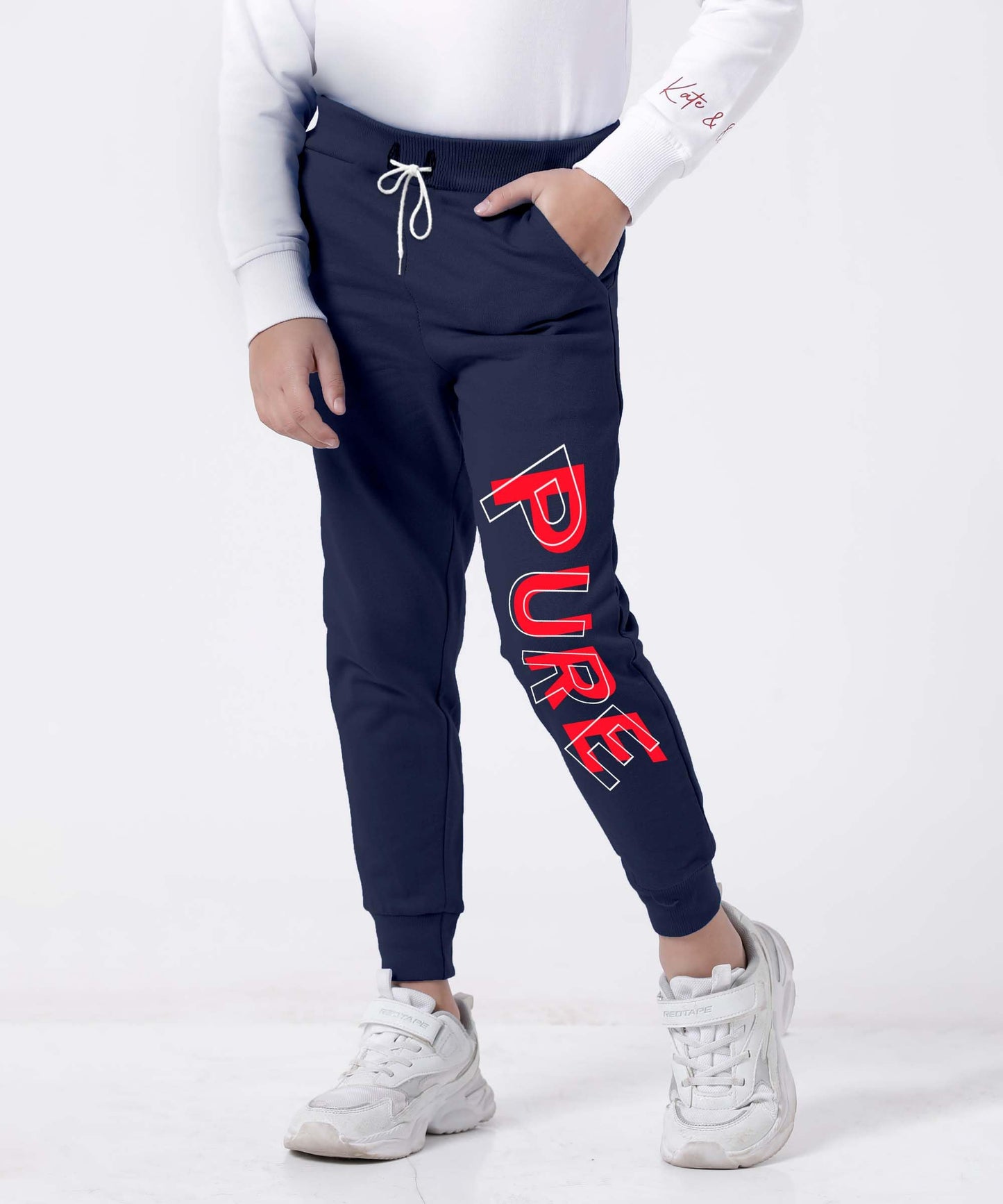 Kyda Kids Boys Cottonblend Printed Track Pants (Pack Of 1)