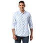 Pepe Jeans MenS Printed Regular Fit Shirt (Pm308169513L_Sky