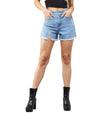 Dolce Crudo Amplify Hope Denim Ripped Shorts Blue