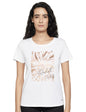 Pepe Jeans WomenS Regular Fit Foil Printed T-Shirts