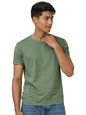 XYXX Mens Solid Regular Fit T-Shirt (XY_CR15_Tshirt_1_Sage Green