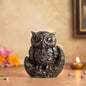 Astrotalk Pyrite Owl | Statue for Wealth, Success & Protection | Vastu Showpiece for Home Decor for Living Room & Office Desk | Vastu Items for Good Luck | Housewarming Gift
