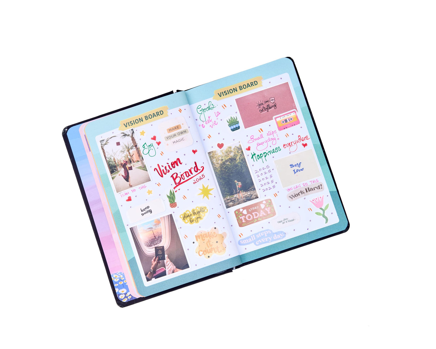 Factor Notes 2025 Classic 12-Month Dated Planner: 100+ Stickers | Habit Tracker | Inspirational Quotes | Sleep & Mood Trackers |