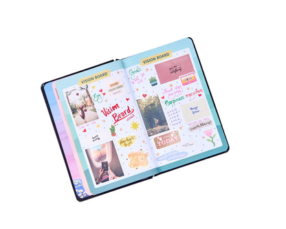 Factor Notes 2025 Classic 12-Month Dated Planner: 100+ Stickers | Habit Tracker | Inspirational Quotes | Sleep & Mood Trackers |