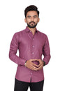 Besix Full Sleeve Purple Formal Shirt For Men Cotton Regular Fit Casual - Pure Premium Branded Shirts For Men Formal Stylish Sli