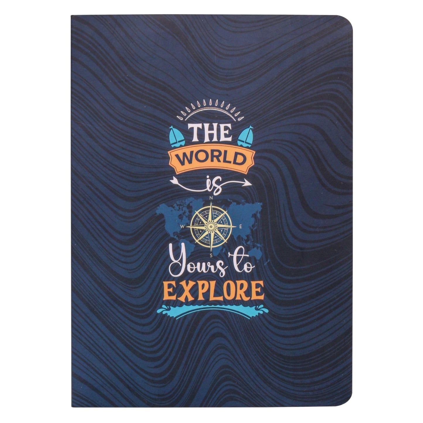 Doodle Travelogue Hard Bound B6 Travel Planner | 24 Monthly Planner Pages | 24 Motivational Quote Pages (5 X 7 Inches, 80 Gsm, 2