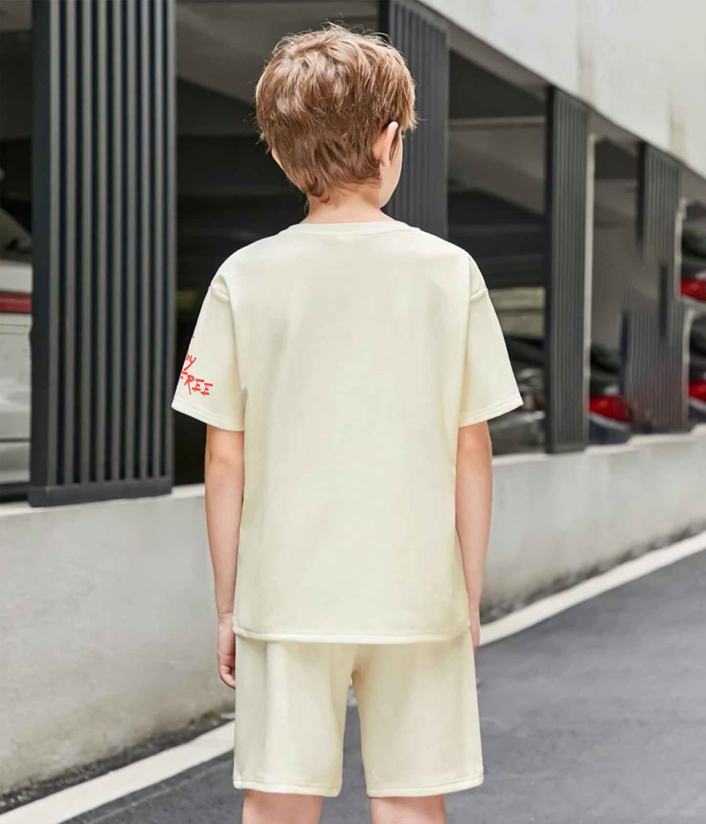 Kyda Kids100% Pure Cotton Premium Printed BoyS Tshirt And Shorts Set