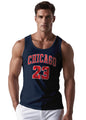 Peppyzone Mens Printed Regular Fit Vest (TT-Bulls23-891_Navy Blue3